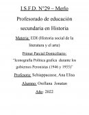 “Iconografía Política grafica durante los gobiernos Peronistas (1946 y 1955)”
