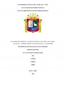 EL ACARREO DE MINERAL Y LA PRODUCCIÓN DE LA SECCIÓN