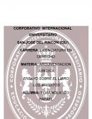 ENSAYO SOBRE EL LIBRO :LOS MALDITOS