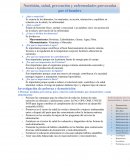 Cuestionario Nutrición enfermedades