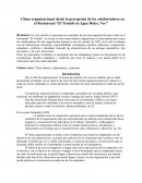 Clima organizacional Restaurant “El Triunfo"