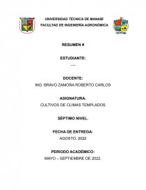 TUBÉRCULOS ANDINOS Y CONOCIMIENTO AGRÍCOLA LOCAL EN COMUNIDADES RURALES DE ECUADOR Y COLOMBIA. Página 1