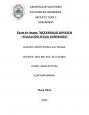 Modernidad superada - revolución actual dominando