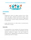 Secuencia Didáctica: “DÍA MUNDIAL DEL AGUA”