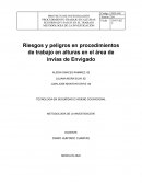 PROCEDIMIENTO TRABAJO EN ALTURAS SEGURIDAD Y SALUD EN EL TRABAJO METODOLOGÍA DE LA INVESTIGACIÓN