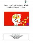 CASO PRÁCTICO AFECTACIÓN DEL HABLA Y EL LENGUAJE