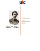 ENRICO FERRI Exponente de Escuela Clásica Positiva