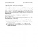 Agenda social de las universidades