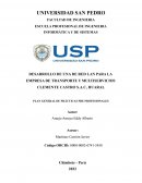 DESARROLLO DE UNA DE RED LAN PARA LA EMPRESA DE TRANSPORTE