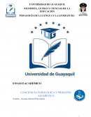CONCIENCIA FONOLÓGICA Y PRINCIPIO ALFABÉTICO