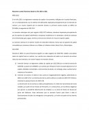 Resumen cuenta financiera desde el año 2019 a 2021