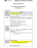 Negociación y Resolución de Conflictos