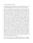 Ensayo.- El sentido religioso