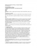 Elaboración Historia Clínica y Examen Mental