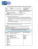 Formato flexible de planeación didáctica y reforzamiento académico