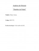 Análisis de Película "Hambre de Poder"