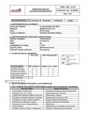 INVESTIGACIÓN DE ACCIDENTES/INCIDENTES