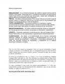 Glosario de importaciones