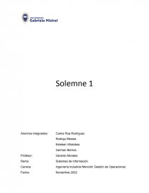 La implementación de sistemas de información en una compañía. Página 1