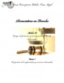 Campo de formación y acción jurídica: Derecho Informático