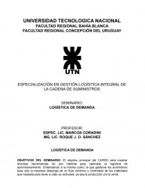 LOGÍSTICA DE DEMANDA. Página 1