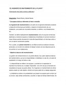 El ingeniero de mantenimiento en la planta