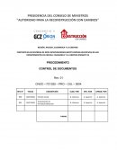 PROCEDIMIENTO CONTROL DE DOCUMENTOS CNGO – P21025 – PRO – CAL – 0004