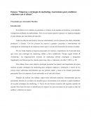 Empresa y estrategia de marketing. Asociaciones para establecer relaciones con el cliente