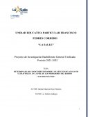 DETERMINAR LOS CONOCIMIENTOS SOBRE LOS EFECTOS DE LOS RAYOS ULTRAVIOLETA EN LA PIEL DE LOS MORADORES DEL BARRIO