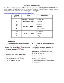 Examen ingles 1 año. Página 2