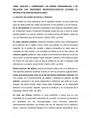 ANALICE Y COMPRENDA LAS REDES ATENCIONALES Y SU RELACIÓN CON SÍNDROMES NEUROPSICOLÓGICOS LEYENDO EL ARTÍCULO DE GARCÍA-OGUETA (2001)