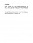 INFORME DE VIAJE DE ESTUDIOS MACI II CICLO UNH