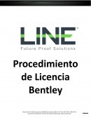 Procedimiento de Licencia Bentley