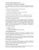 Fuentes de información para el inversor