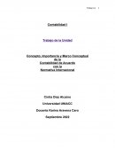 Contabilidad I Concepto, Importancia y Marco Conceptual
