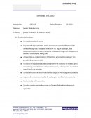 Informe técnico: puesta en marcha de bomba e aceite