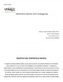 OBJETIVO DEL PORTAFOLIO DIGITAL