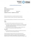 Auto evaluacion docente