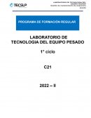 LABORATORIO DE TECNOLOGIA DEL EQUIPO PESADO N°1 “CLASIFICACIÓN Y PROPIEDADES DE LOS MATERIALES”