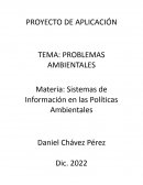 Sistemas de Información en las Políticas Ambientales
