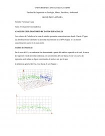ANALISIS EXPLORATORIO DE DATOS ESPACIALES. Página 1
