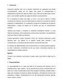 Autonomía. Responsabilidad