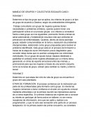 MANEJO DE GRUPOS Y COLECTIVOS SOCIALES CASO I