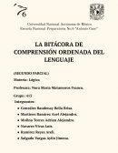 LA BITÁCORA DE COMPRENSIÓN ORDENADA DEL LENGUAJE