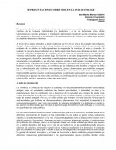 Representaciones sobre Violencia Intrafamiliar