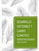 Desarrollo sostenible y el cambio climático