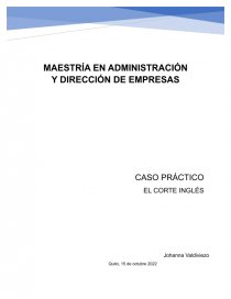 CASO PRÁCTICO: El CORTE INGLES. Página 1