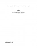 Análisis de la reforma electoral en México