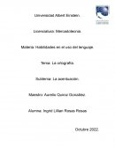 Acentuacion de las palabrsas