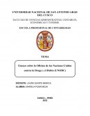 La Oficina de las Naciones Unidas contra la Droga y el Delito (UNODC)